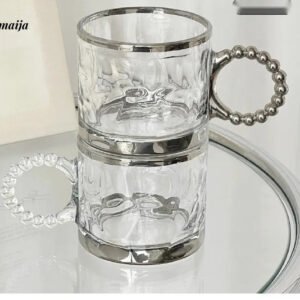 BANKE Silver Advanced Glass Coffee Cup