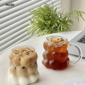 BANKE Grape Glass Latte Milk Drink Water Cup