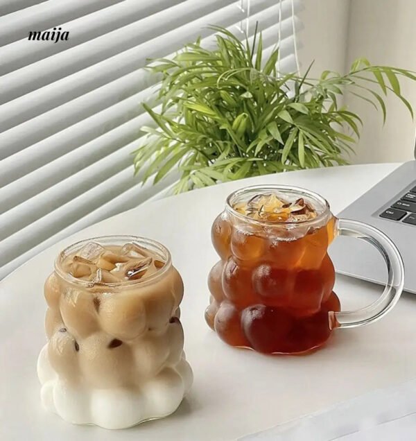 BANKE Grape Glass Latte Milk Drink Water Cup
