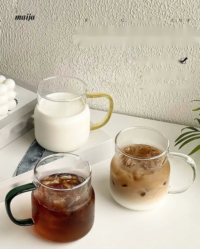 BANKE Ice-Resistant American Latte Glass Cup
