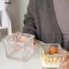 BANKE Large Capacity Breakfast Glass Ice Cream Cup