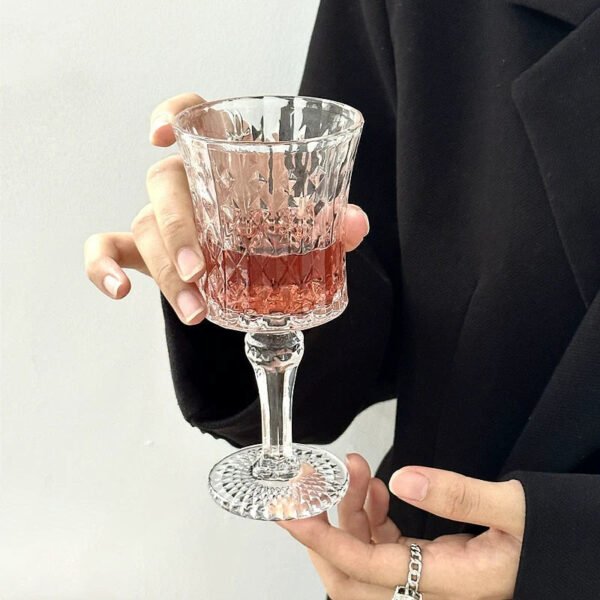COFFEE FRUIT Gaming Champagne Red Wine Relief Glass Cup