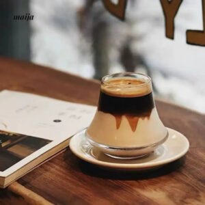 BANKE Retro Latte Whiskey Glass Drink Cup