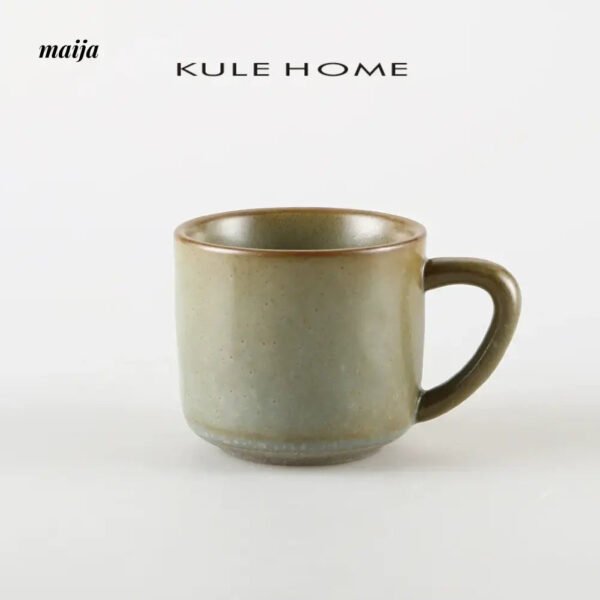 KULE HOME Ceramic Coffee Cup with Handle