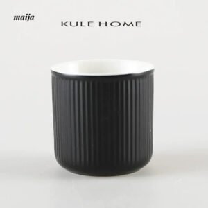 KULE HOME Ceramic Toothbrush Cup and Mouthwash Holder