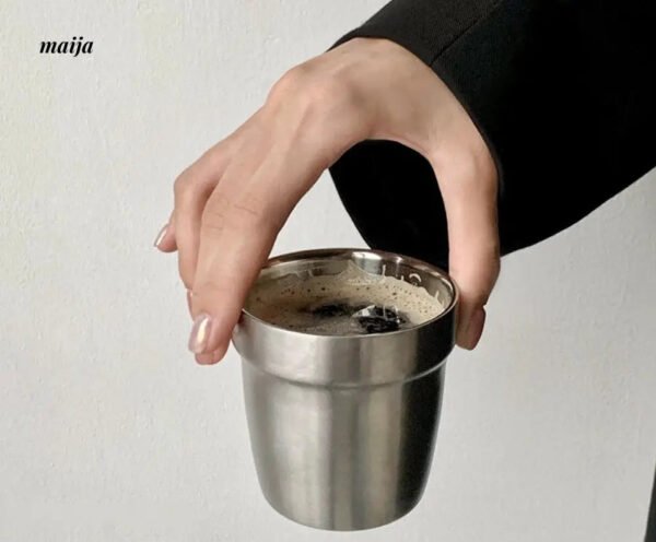 BANKE Stainless Steel American Coffee Metal Cup - Image 2