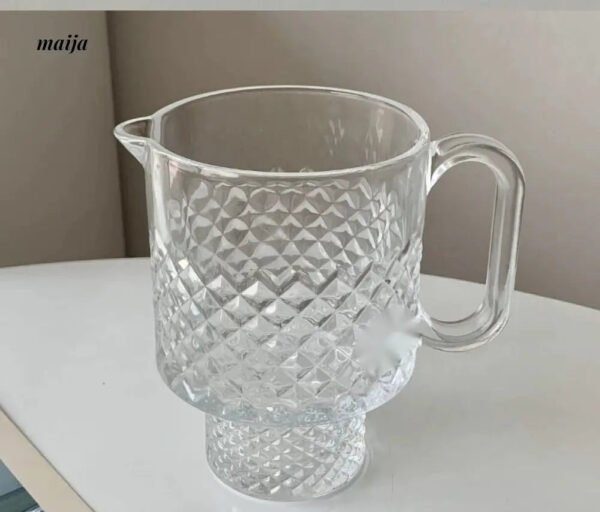 BANKE Large Capacity Fruit Tea Transparent Glass Cup