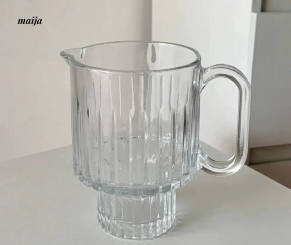 BANKE Large Capacity Fruit Tea Transparent Glass Cup - Image 2