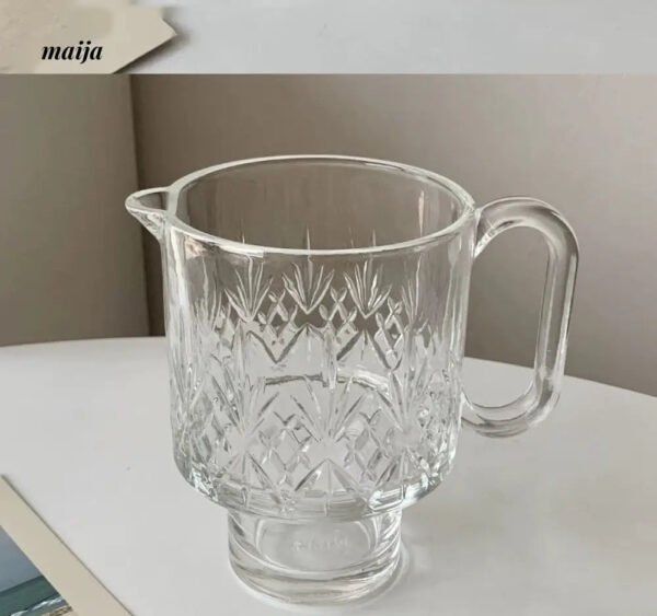 BANKE Large Capacity Fruit Tea Transparent Glass Cup - Image 4
