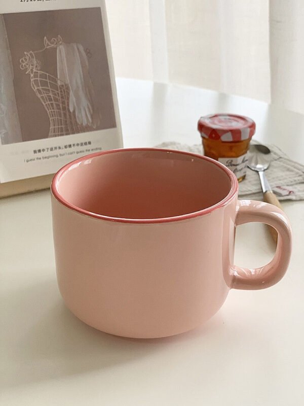 YASUKI Arabella Fuchsia Capacious Ceramic Coffee Mug 300ml - Image 17