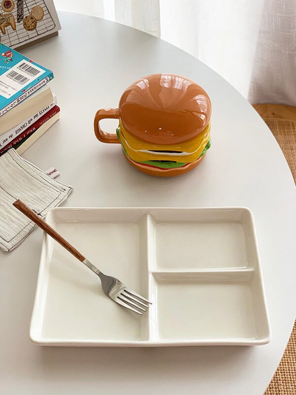 YASUKI Aria Whimsical Layered Burger Ceramic Cup - Image 19