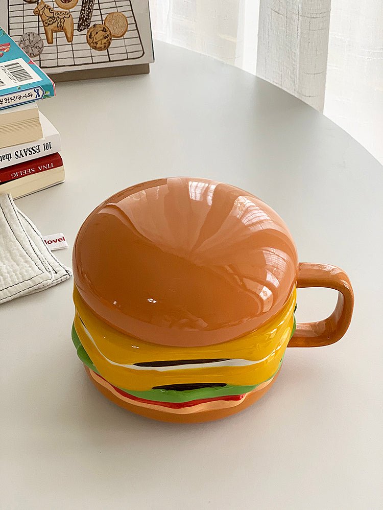 YASUKI Aria Whimsical Layered Burger Ceramic Cup - Image 20
