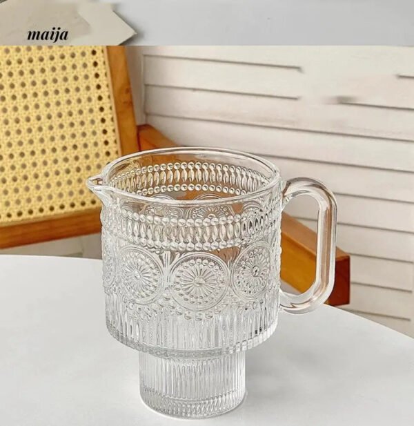 BANKE Large Capacity Fruit Tea Transparent Glass Cup - Image 9