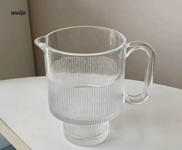 BANKE Large Capacity Fruit Tea Transparent Glass Cup - Image 10