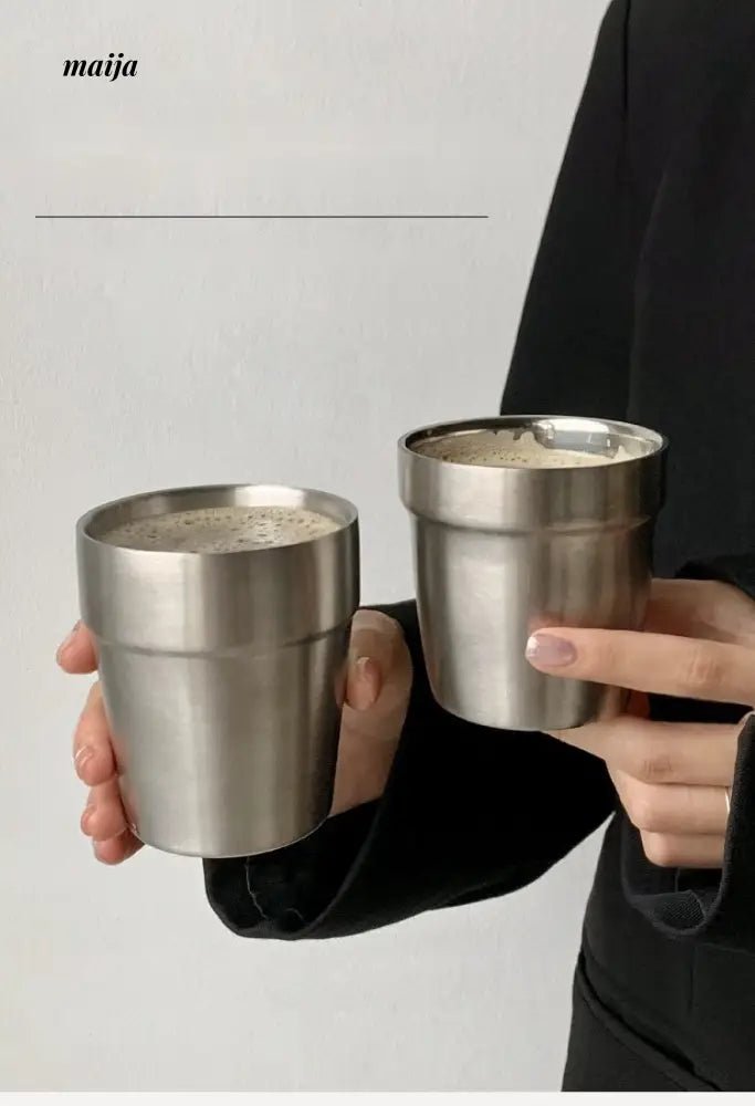 BANKE Stainless Steel American Coffee Metal Cup - Image 3