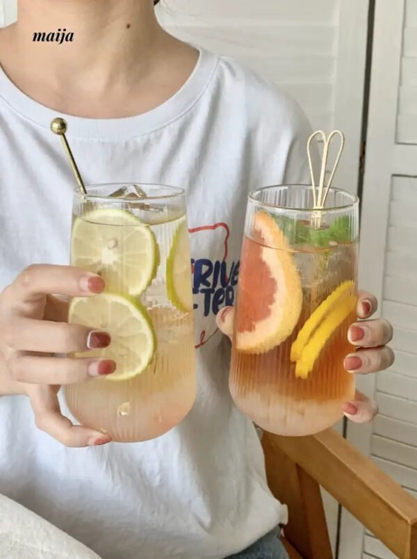 BANKE Summer Fruit Tea Coffee Glass Cup - Image 8