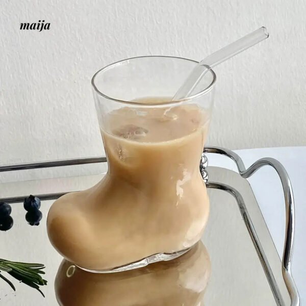 BANKE Half a Moment Stylish Glass Water Cup - Image 2