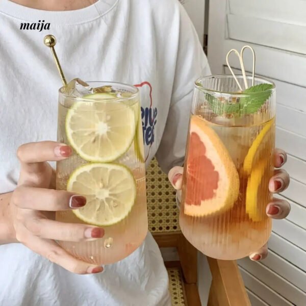 BANKE Summer Fruit Tea Coffee Glass Cup - Image 9