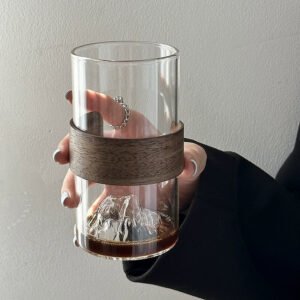 COFFEE FRUIT Japanese INS Guanshan Fuji Mountain Ice Drink Cup