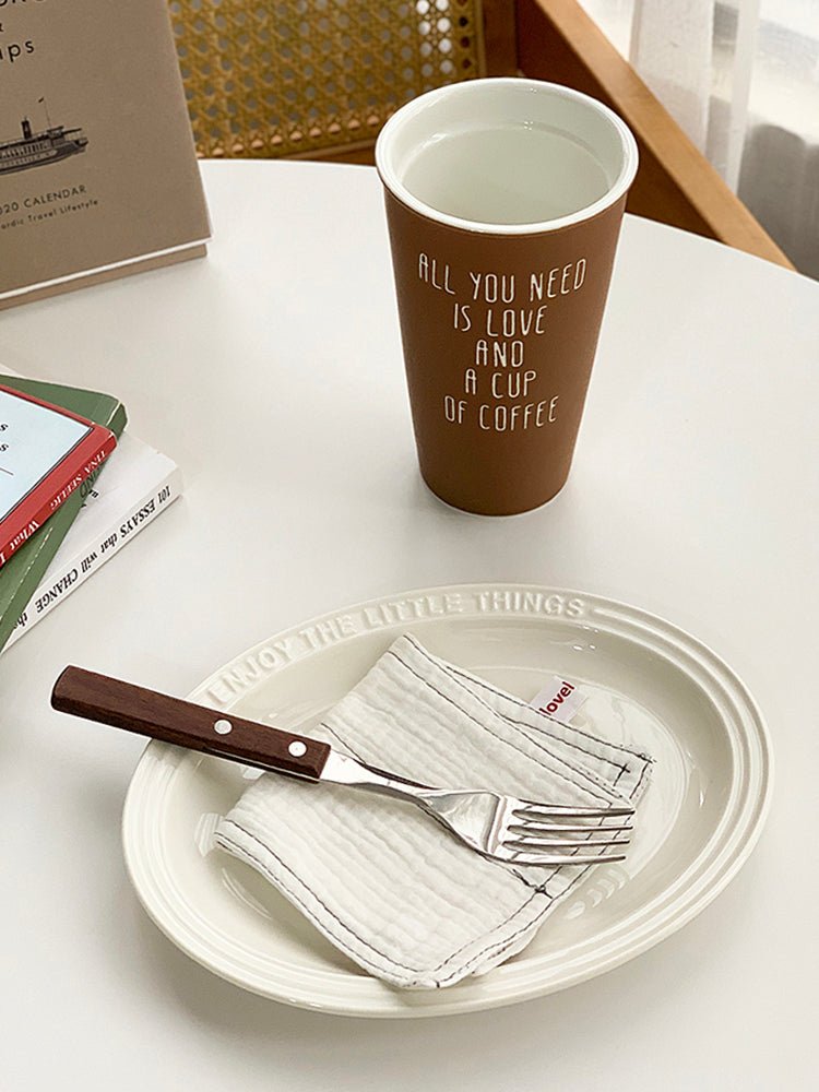 YASUKI Akira Elegant Matte Ceramic Coffee Grip Cup - Image 32