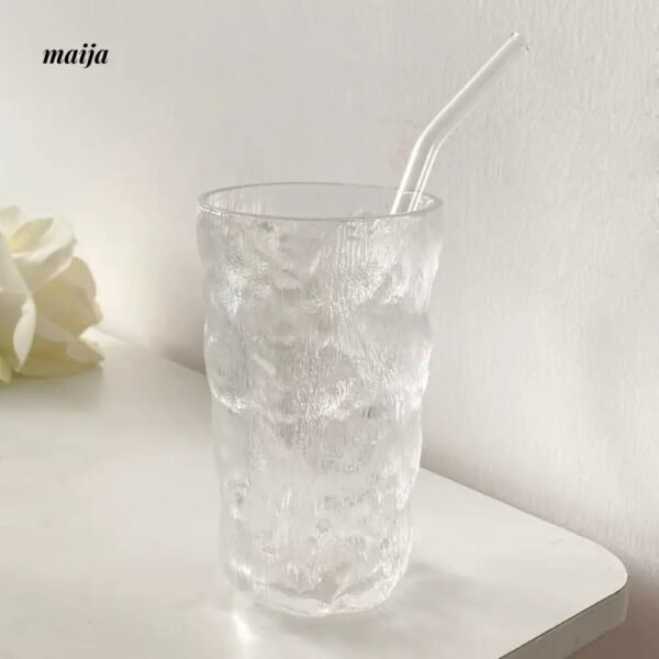 BANKE Glacier Straw Girl Coffee Water Glass Cup - Image 9
