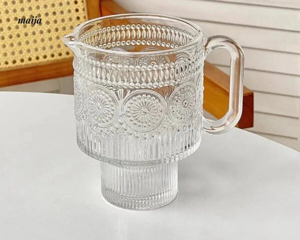 BANKE Large Capacity Fruit Tea Transparent Glass Cup - Image 18