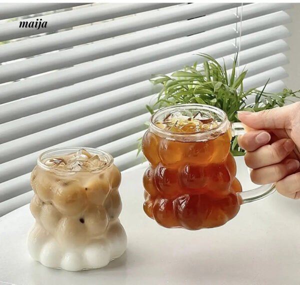 BANKE Grape Glass Latte Milk Drink Water Cup - Image 3