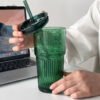 BANKE Capacious Coffee Glass Cup