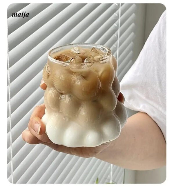 BANKE Grape Glass Latte Milk Drink Water Cup - Image 4