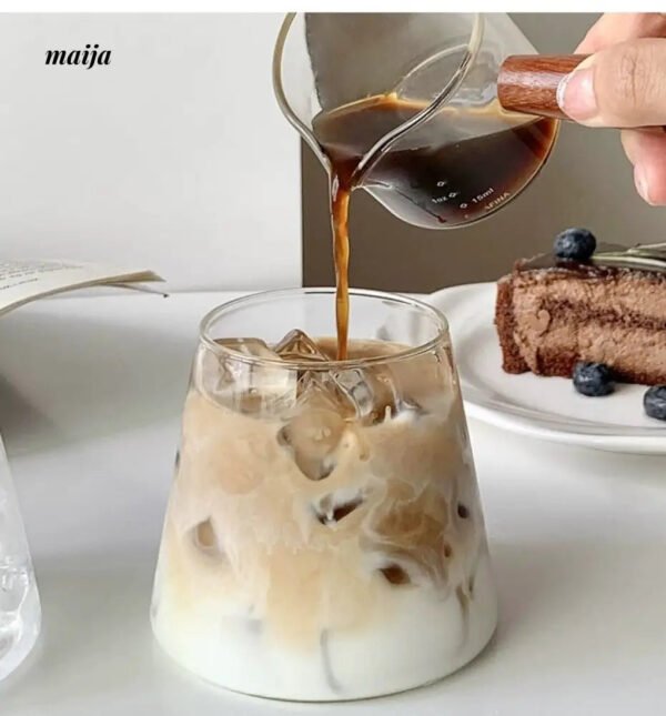 BANKE Mount Fuji Transparent Coffee Glass Cup - Image 2