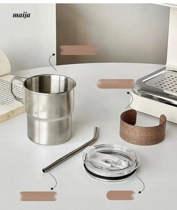 BANKE Stainless Steel Foldable Coffee Cup - Image 14