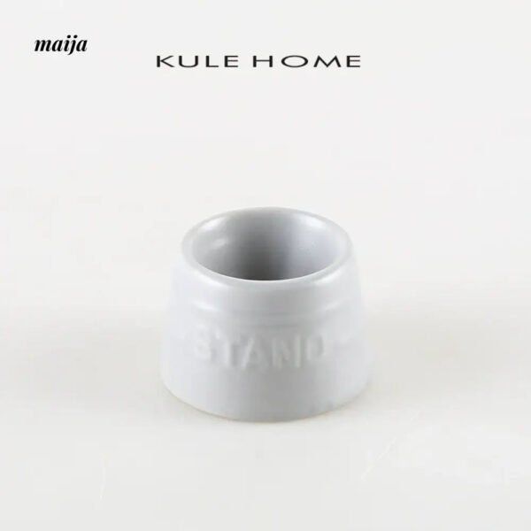 KULE HOME Ceramic Egg Cup and Tableware Holder - Image 3