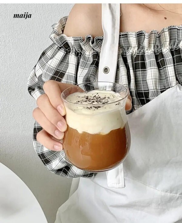 BANKE Tulip-Shaped Retro Coffee Glass Cup - Image 3