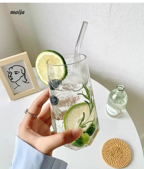 BANKE Hammer Glass Water Fruit Drink Cup - Image 2