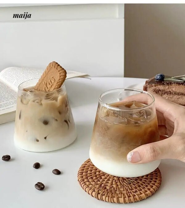 BANKE Mount Fuji Transparent Coffee Glass Cup - Image 3
