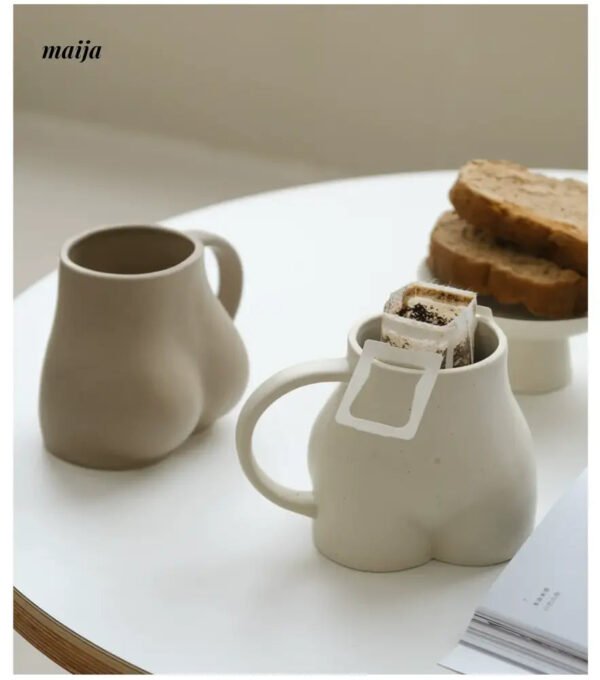 WENSHUO Fun Ceramic Water Cup Vase - Image 4