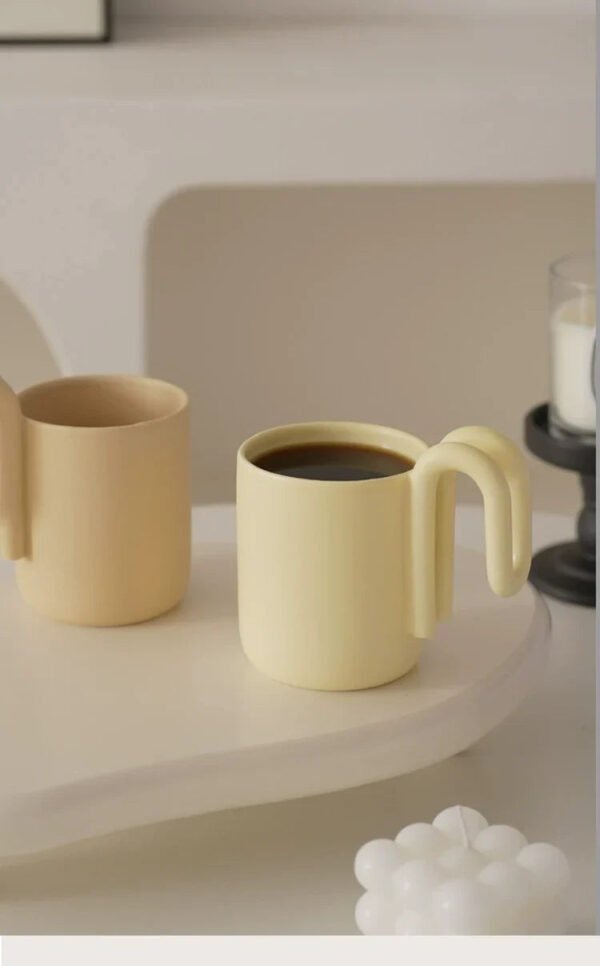 LENYVASEN Zara Nordic Ceramic Handle Cup