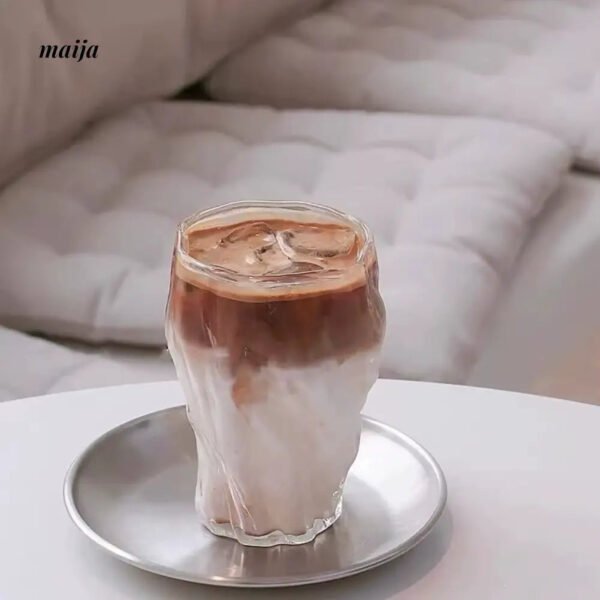 BANKE Fashionable Coffee Design Glass Cup - Image 4