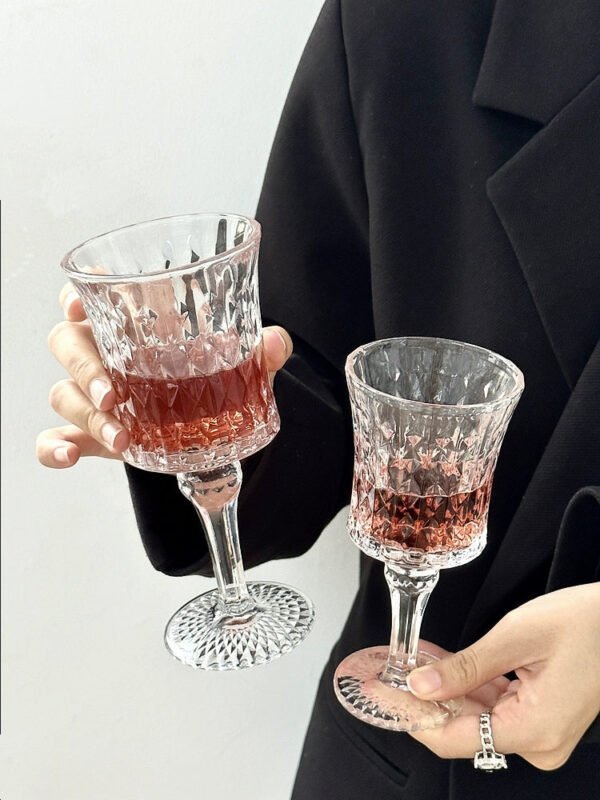COFFEE FRUIT Gaming Champagne Red Wine Relief Glass Cup - Image 5