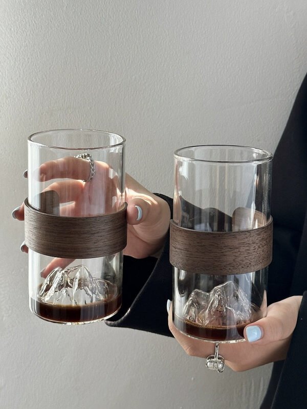 COFFEE FRUIT Japanese INS Guanshan Fuji Mountain Ice Drink Cup - Image 3