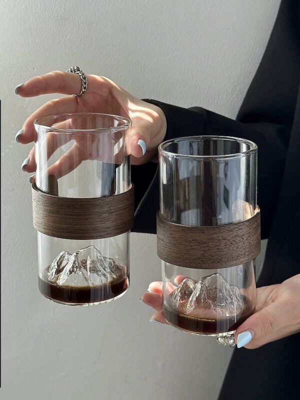 COFFEE FRUIT Japanese INS Guanshan Fuji Mountain Ice Drink Cup - Image 4