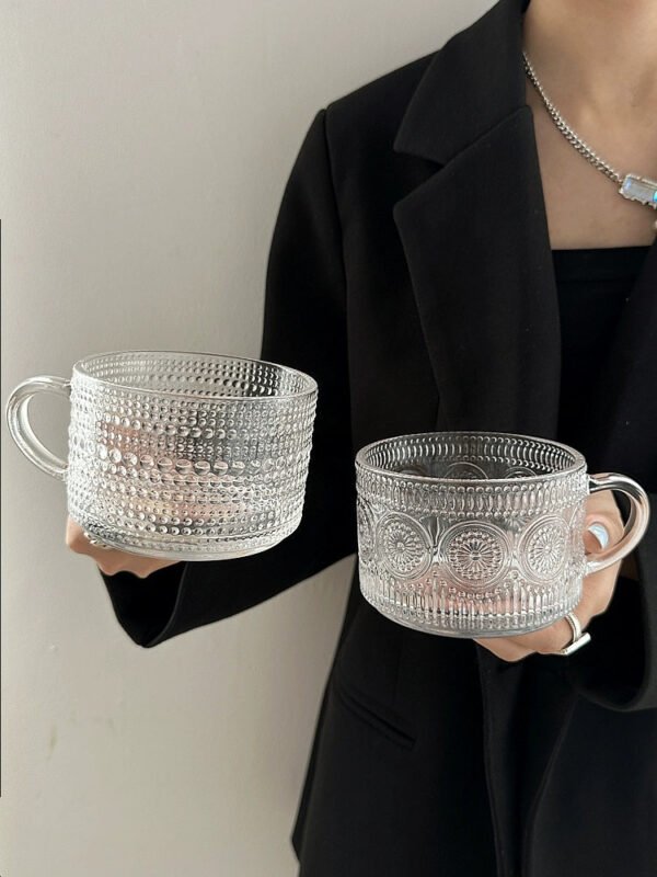 COFFEE FRUIT High-Value INS Glass Large Cold Drink Milk Breakfast Cup - Image 6