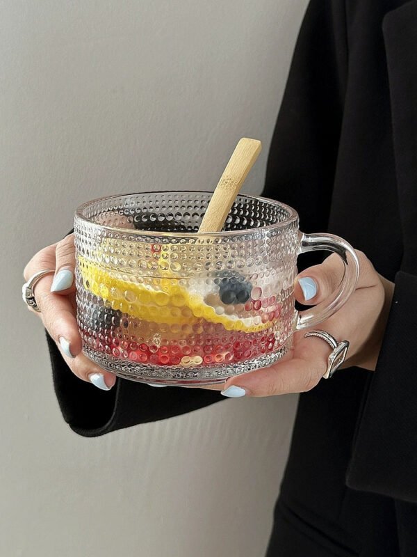 COFFEE FRUIT High-Value INS Glass Large Cold Drink Milk Breakfast Cup - Image 10