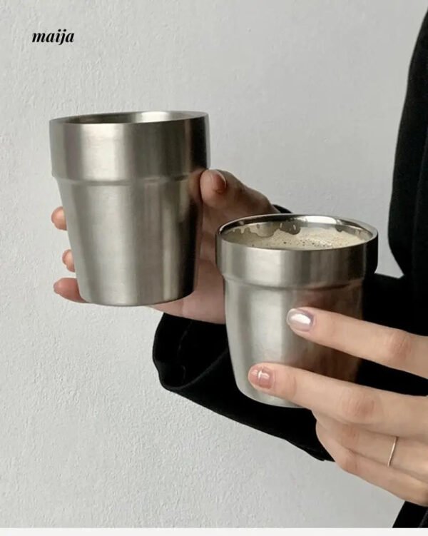 BANKE Stainless Steel American Coffee Metal Cup - Image 7