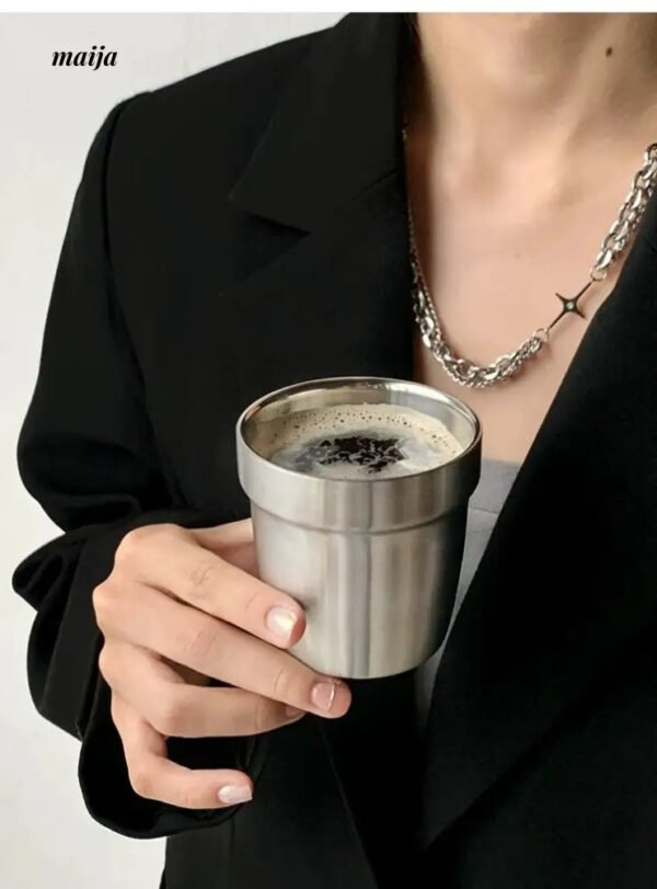 BANKE Stainless Steel American Coffee Metal Cup - Image 8