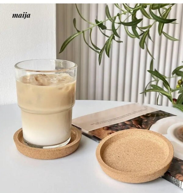 BANKE Japanese Wooden Coffee Glass Cup Anti-Scald - Image 5