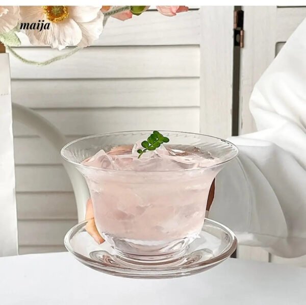 BANKE Iced Tea Coffee Glass Cup American Style - Image 8