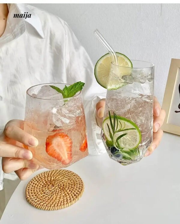 BANKE Hammer Glass Water Fruit Drink Cup - Image 5