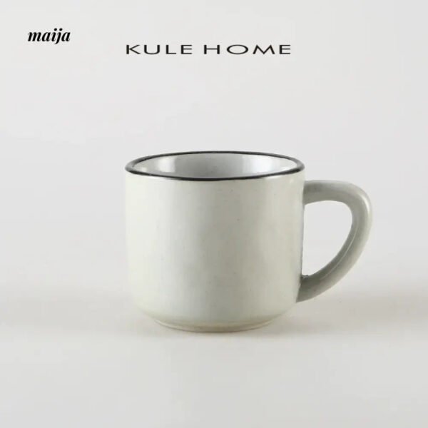 KULE HOME Ceramic Coffee Cup with Handle - Image 6