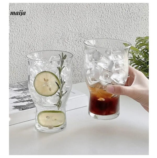 BANKE Large Capacity Transparent Glass Ice Coffee Cup - Image 10